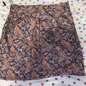 Reptile Skin Skirt